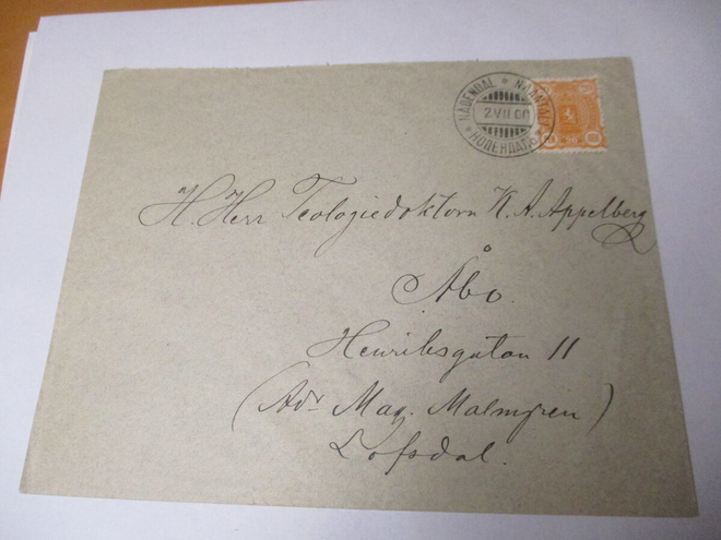 1900 Naantali venäläisleima kuorella