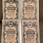 10 kpl 5 Ruplan seteleitä vuodelta 1909 - pikkukuva 1
