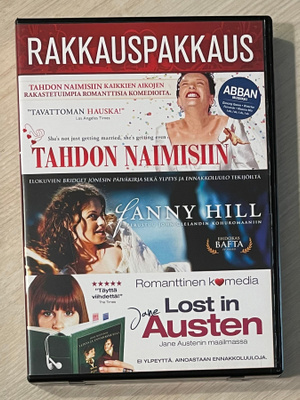 Tahdon naimisiin / Fanny Hill / Jane Lost in Austen (3DVD)