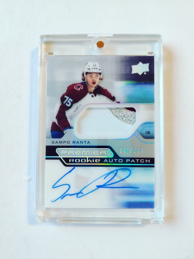 Sampo Ranta - 21-22 Premier Rookie Auto Patch /249