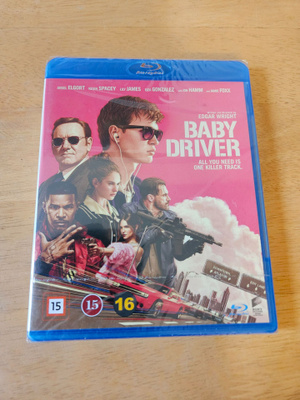Baby Driver (Blu-ray, uusi)