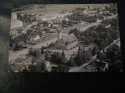 Kajaani Karhumäen ilmakuva n:o 6139. Kulkematon