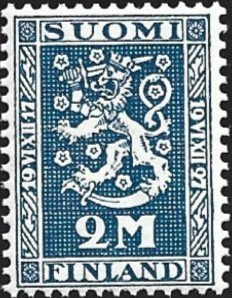 1927 Itsenäisyyden 10-vuotisjuhla 2 mk ** LaPe 126 W 1