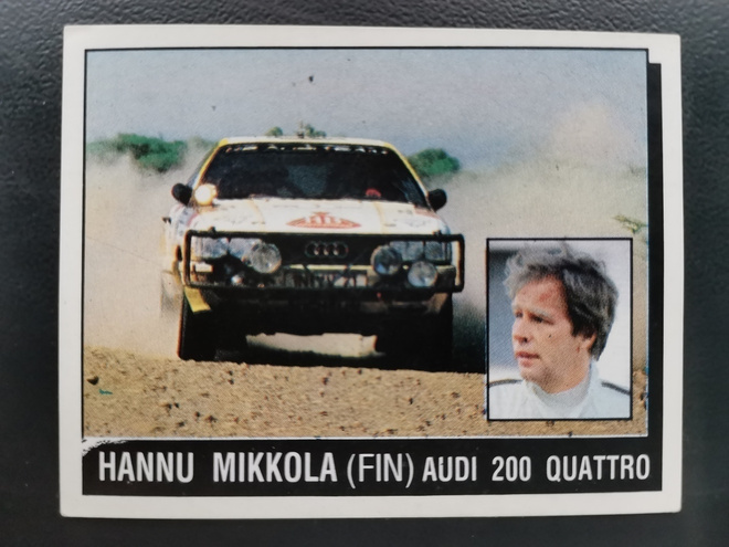 1987 Panini Motor Adventures #65 Hannu Mikkola