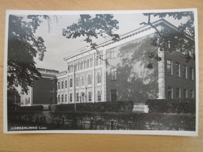 VANHA Postikortti Hämeenlinna 1950-l Alkup. Mallikappale