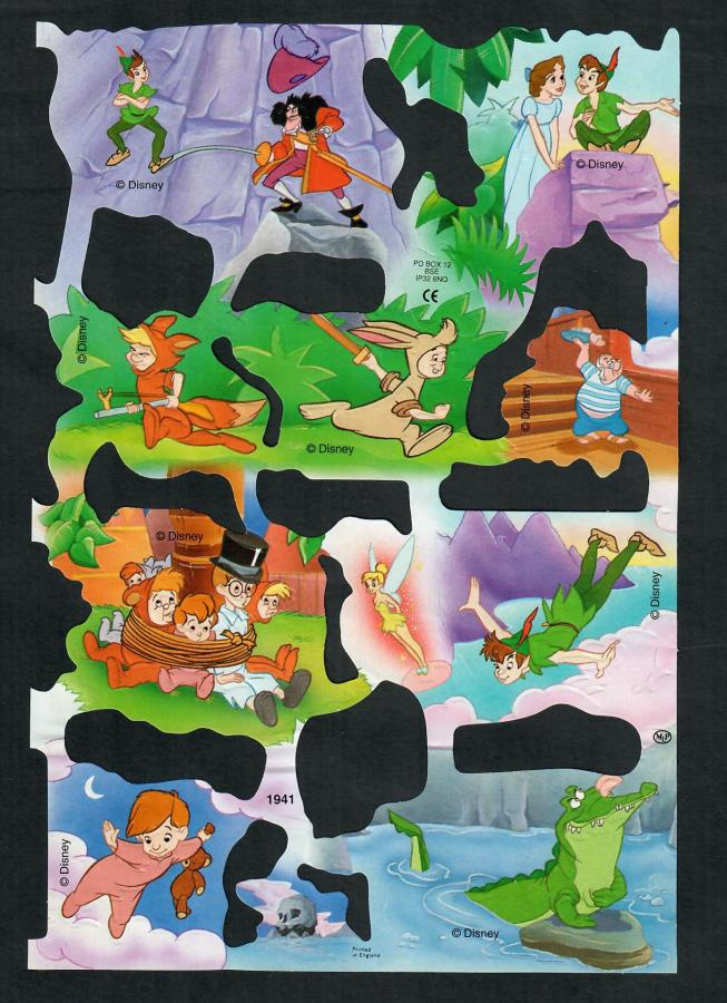 MLP 1941 - Disney - Kiiltokuva-arkki - Peter Pan