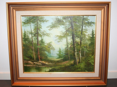 Öljyvärimaalaus C. Inness