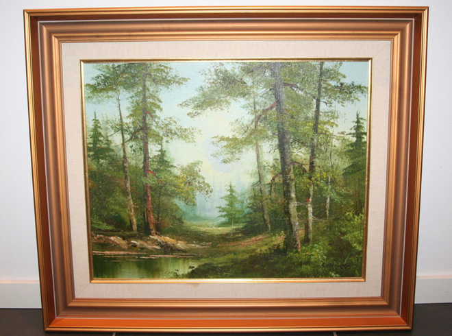 Öljyvärimaalaus C. Inness