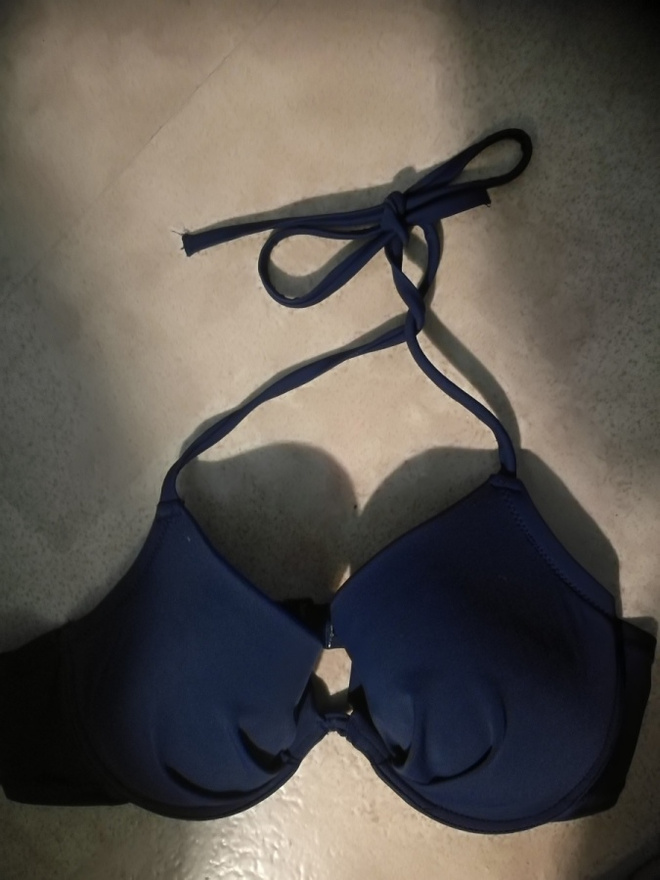 Lindex 75C- t.siniset bikini yläosa (S/M) topatut