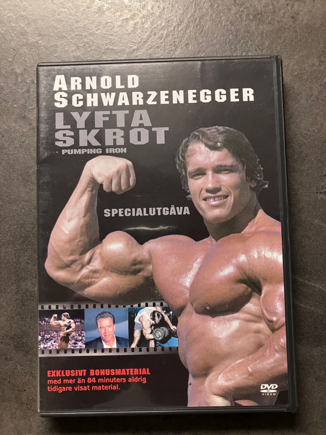 Pumping Iron - Arnold on Rautaa DVD - Ruotsi kannet