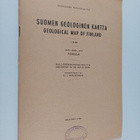 Nils Edelman : Suomen geologinen kartta - Geological map ... - pikkukuva 1