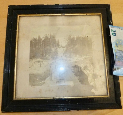 VANHA Valokuva Lohja Virkkala Karl Forsstöm Oy Louhos 1880-l