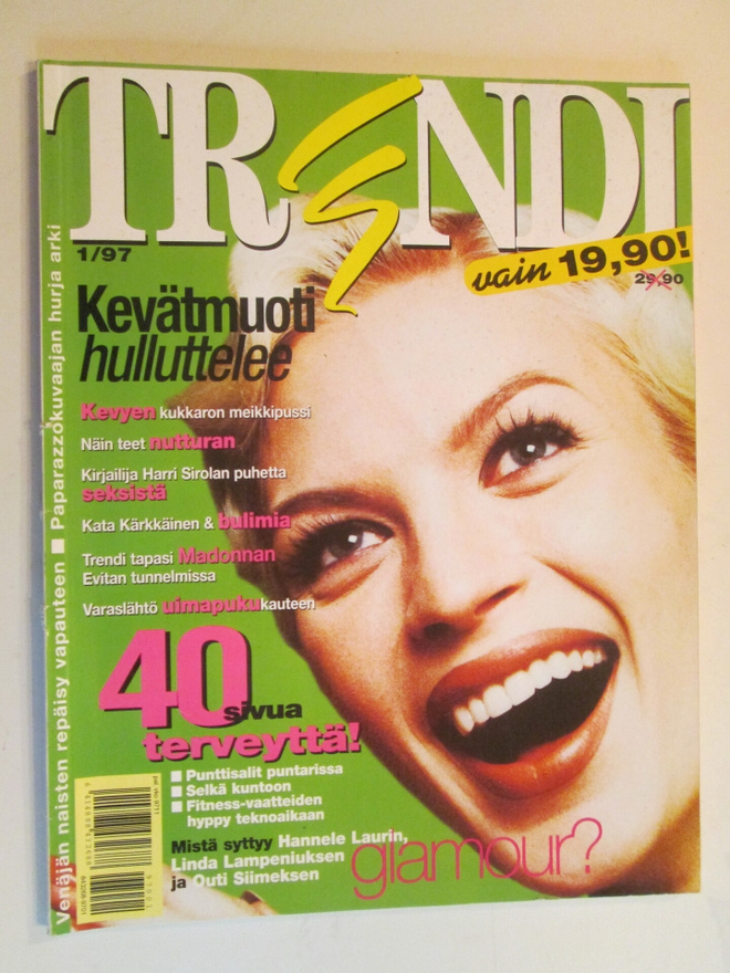 TRENDI LEHTI 1 / 1997 SISÄLLYSLUETTELO KUVAT 2-4