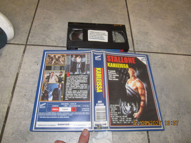 Stallone: Kahleissa (Lock Up) VHS ISOKOPPA Showtime