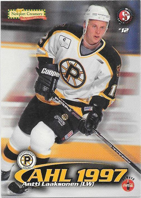 1997-98 Providence Bruins #12 Antti Laaksonen Lukko farmi