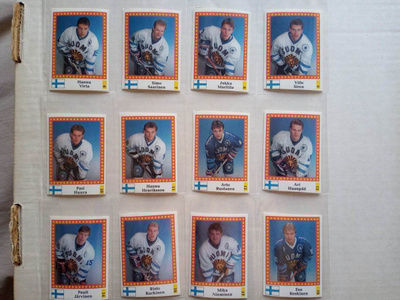 1991 Semic Stickers Tsekki versiot Blank Back alk. 8€ kpl