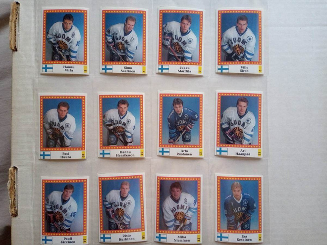 1991 Semic Stickers Tsekki versiot Blank Back alk. 8€ kpl