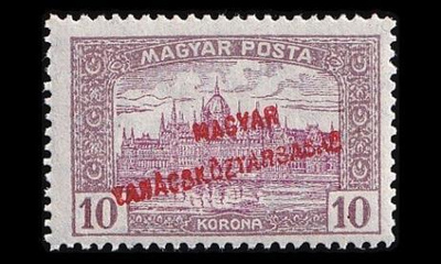 Unkari 285 * Parlamenttirakennus 10 Kr pp (1919)