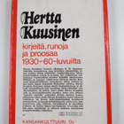Hertta Kuusinen : Vuodenaikain myrskyt : kirjeitä, runoja... - pikkukuva 2