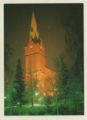 Postikortti: Nurmeksen kirkko