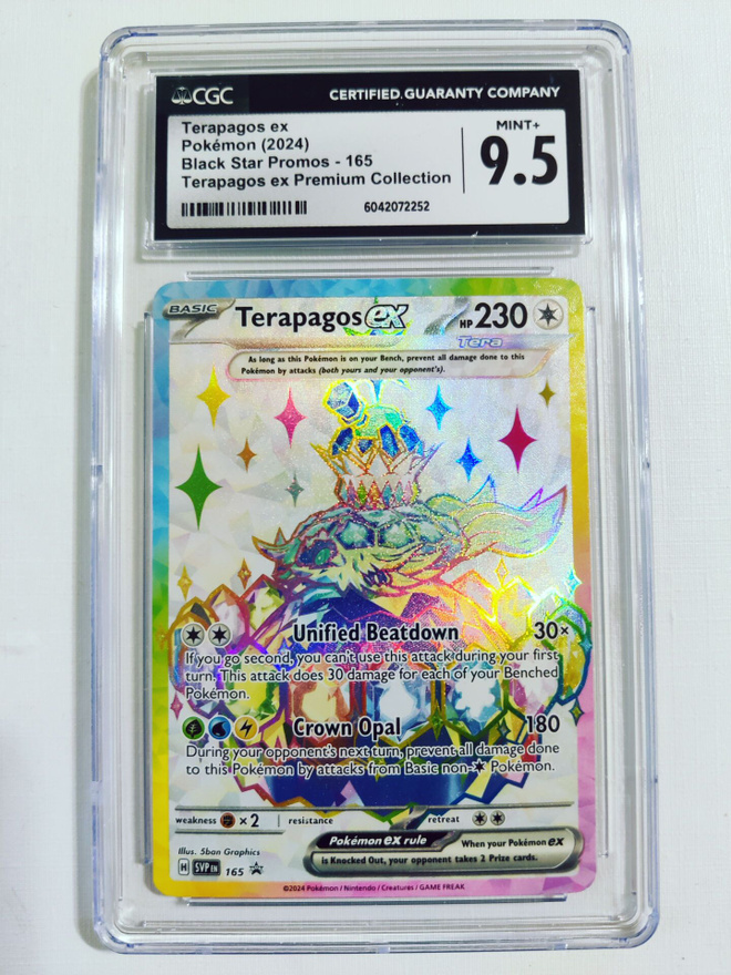 Terapagos ex - Black Star Promo 165 Holo CGC 9.5