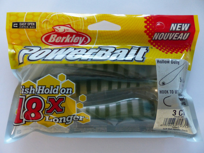 BERKLEY POWER BAIT "Hollow Belly" 130mm Väri: Bluegill