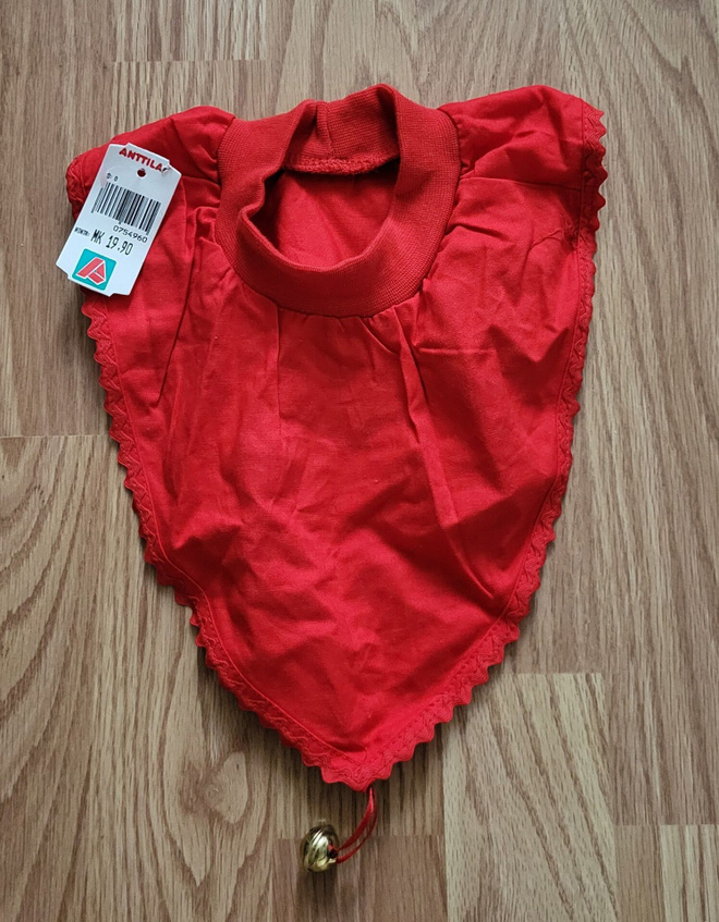 Uusi vintage tonttukauluri vauvalle/taaperolle