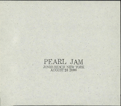 PEARL JAM:JONES BEACH NEW YORK 8.24.2000 2CD