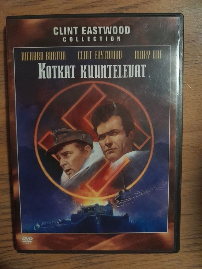Kotkat kuuntelevat dvd,clint eastwood