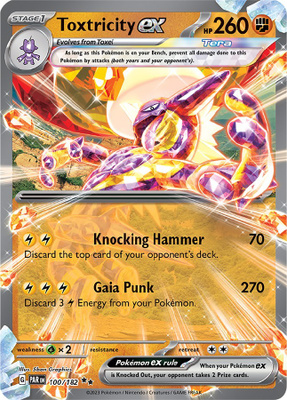Toxtricity ex 100/182 - Paradox Rift - NM/M