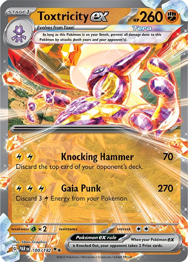 Toxtricity ex 100/182 - Paradox Rift - NM/M