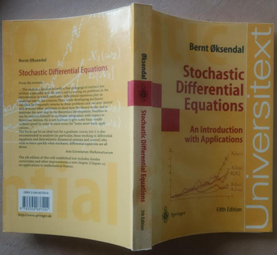 Bernt Øksendal: Stochastic Differential Equations