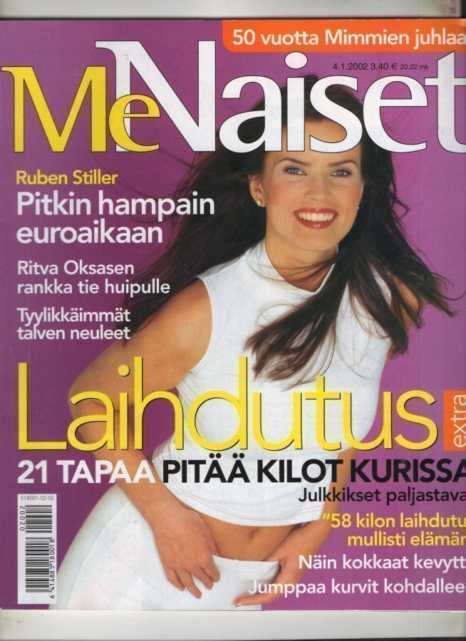 Me Naiset n:o 2 2002 Miss Suomi x 2. Pentti Hietanen. Susa S