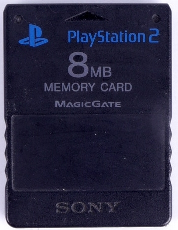 Playstation 2 Memory Card (Black)