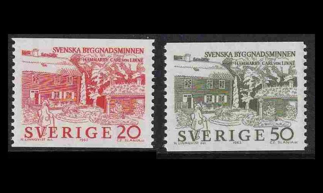 Ruotsi 511-2 ** Historiallisia rakennuksia (1963)