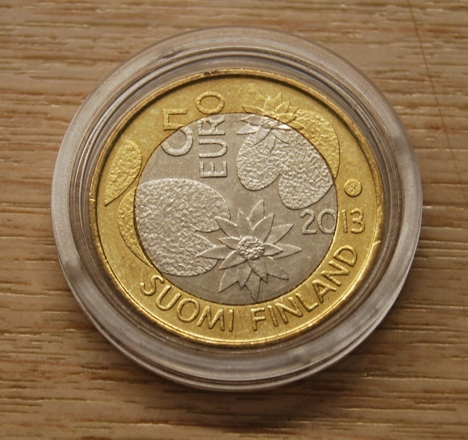 SUOMI: 5€ 2013 Pohjolan Luonto, Kesä UNC