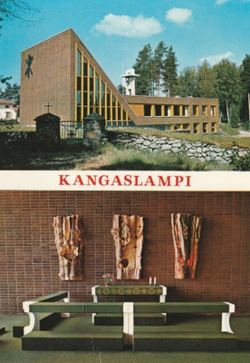 KIRKKOKORTTI - KANGASLAMMIN KIRKKO - 2