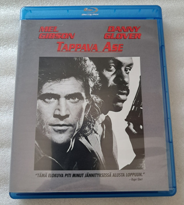 Tappava Ase Blu-Ray suomijulkaisu