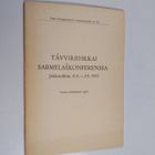 Tavviriihkkai sabmelaskonferenssa : Jokkmokkist 31.8.-3.9... - pikkukuva 1