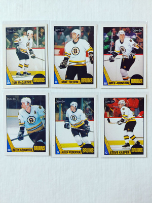 87-88 Opc - Boston Bruins 6kpl