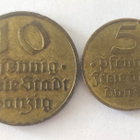 Danzig 10 pfenning ja 5 pfenning 1932 - pikkukuva 1