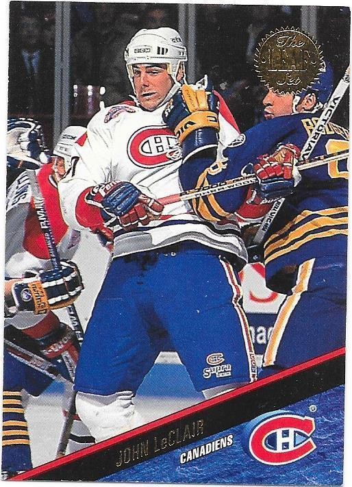 1993-94 LEAF #98 John LeClair Montreal Canadiens