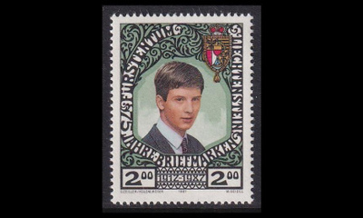 Liechtenstein 921 ** Postimerkki 75v (1987)