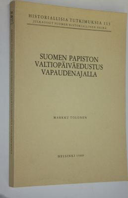 Markku Tolonen : Suomen papiston valtiopäiväedustus vapau...