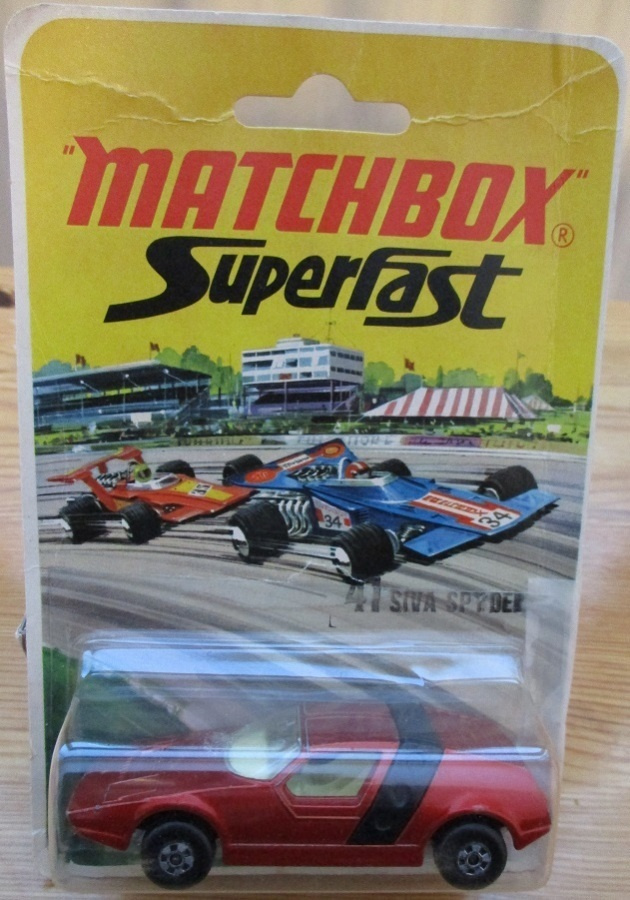 Siva Spyder Metallic Red 1972 MB41 Superfast 1:64