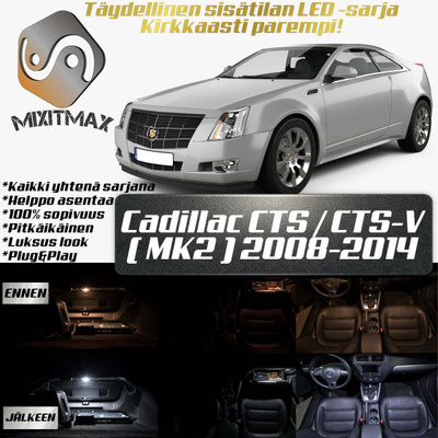 Cadillac CTS (MK2) Sisätilan LED-sarja 18-osainen
