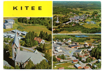 Kitee 3 ilmakuvaa (Tmi Karhumäki n:o 2994,2996, 2997väri)