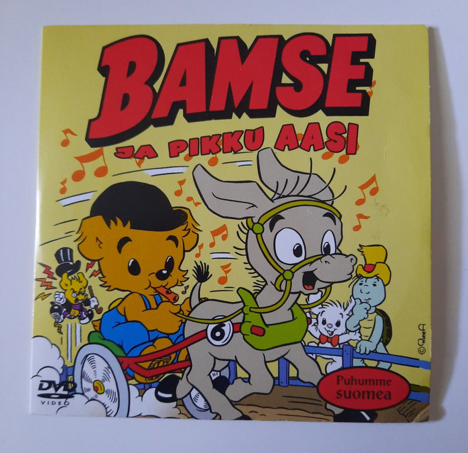 Leffapokkari Bamse ja pikku aasi