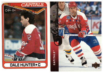 2 x Legenda DALE HUNTER Capitals,