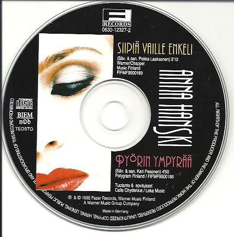 Anna Hanski • Siipiä Vaille Enkeli / Pyörin CD-Single